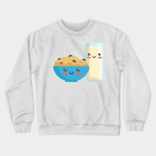 Kawaii Cute Breakfast Crewneck Sweatshirt